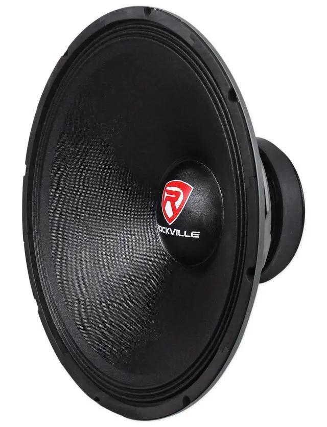 Alt view image 2 of 5 - RockvilIe RVW1800P8 1800 Watt 18" Mid-Bass Driver Car Audio Speaker Mid-Range