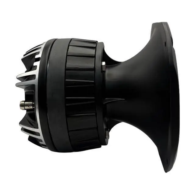 Alt view image 4 of 6 - SoundQubed SQ-HDX-2HDT-8/6 Aluminum Short Horn Diffuser with 2" Titanium Driver & Compression Ring
