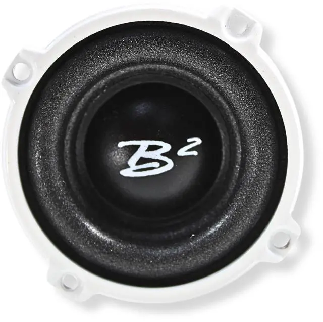 Alt view image 5 of 6 - Dual Ported Subwoofer Box Enclosure w/2x Rampage RC2 2" Mini Subwoofers (B2-DUALVRC2-WT-PKG)