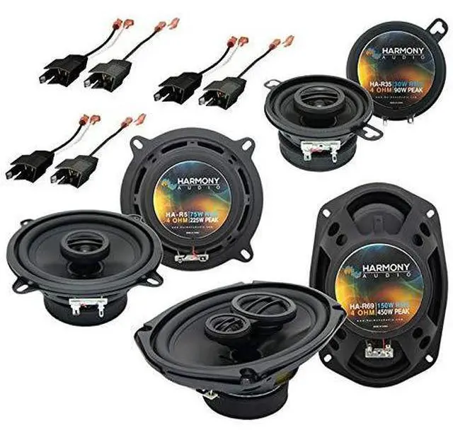 Main image of Fits Chrysler New Yorker 1984-1993 Replacement Speakers | Direct drop-in upgrade package, cleaner highs and richer midbass, factory cutout sizing, classic easy plug-in install