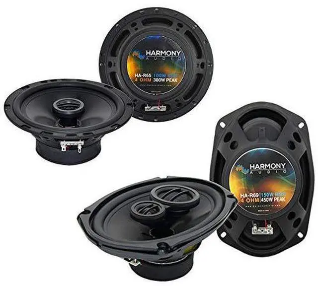 Main image of 6.5 and 6x9 Speaker Package Fits Chrysler 300 2008-2010 | Direct OEM car replacement set, easy bolt in install, clear fuller sound, restores factory stereo, complete sedan combo