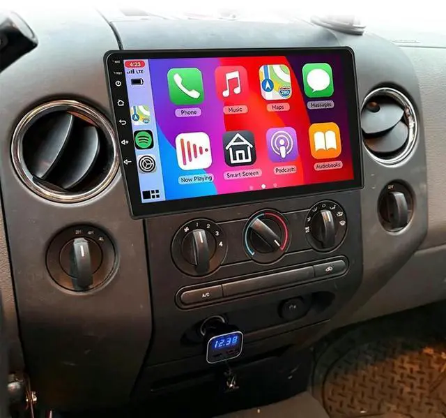 Main image of 10"Double Din Car Radio for Ford F150 2004 2005 2006 2007 2008, 2+64G Touchscreen Car Radio Stereo for Ford E-350 Super Duty 2005-2019 Radio with Wireless Carplay Android Auto Bluetooth Backup Camera