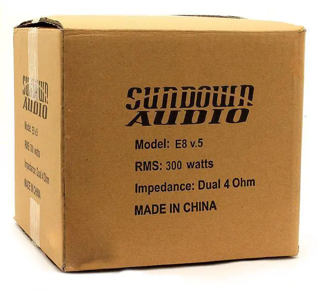 Alt view image 4 of 4 - E-8 V.5 D2 8" 300 Watts RMS Dual 2-Ohm EV.5 Series Subwoofer