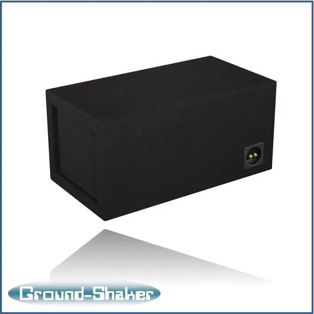 Alt view image 5 of 7 - 10" Single Vented Slot Ported Bandpass Sub Box Subwoofer Enclosure Speaker Box Ground Shaker