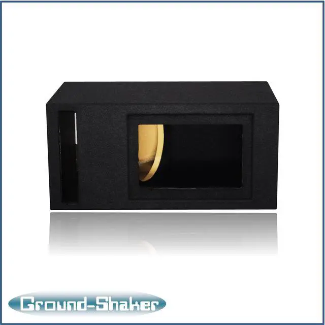 Alt view image 7 of 7 - 10" Single Vented Slot Ported Bandpass Sub Box Subwoofer Enclosure Speaker Box Ground Shaker
