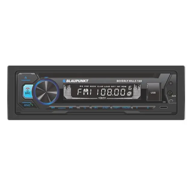 Alt view image 2 of 6 - Beverly Hills 160 Single DIN Bluetooth DVD/CD Stereo Receiver, 2X 6x8 60 Watt Max 3-Way Car Speakers w/Wire