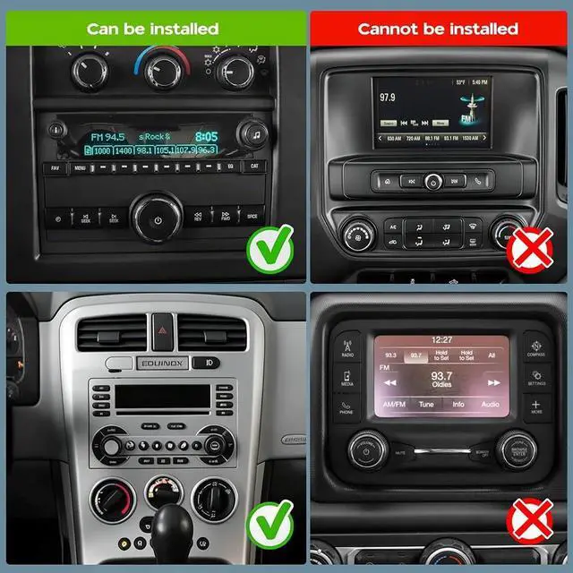 Alt view image 3 of 7 - 4G+64G Car Radio for Chevy Express Van 2008-2011 with 10 Inch Touch Screen | Android 14 Double Din Car Stereo for Express Van w/Wireless CarPlay and Android Auto Bluetooth WiFi GPS FM BT SWC EQ Camera