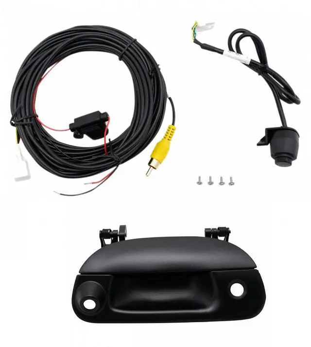 Main image of Rear View Backup Camera Add On with Wiring and Tailgate Handle Kit Compatible with 1997-07 Ford