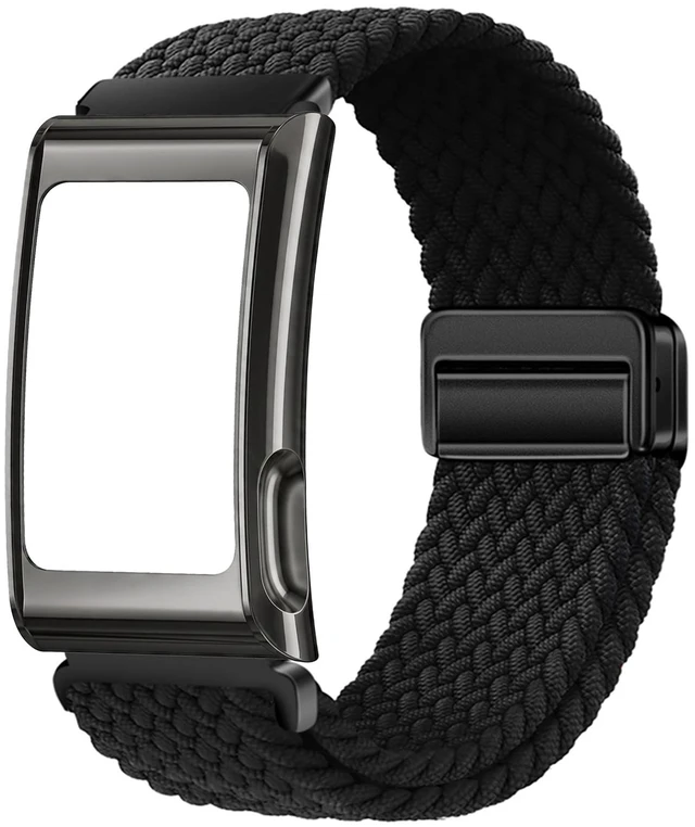 Main image of 22mm Braided Nylon Band for Amazfit Helio Strap with Metal Bumper Case