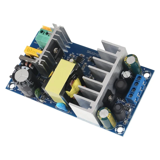 Alt view image 4 of 5 - 2Pcs Isolated Power Supply Module 24V 4A/12V 1A AC to DC Dual Voltage Output Power AC 90V-256V 50-60Hz to 24V/24V 120W Industrial Dual Output Power Module