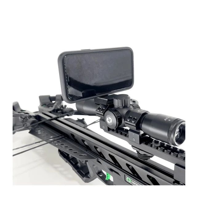 Alt view image 2 of 7 - MAG-PRO X Universal Crossbow Magnetic Universal Phone Mount - Relive The Hunt, Recover More Game, Original All-American Hunters Camera Phone Holder; Phone Mount for Hunting