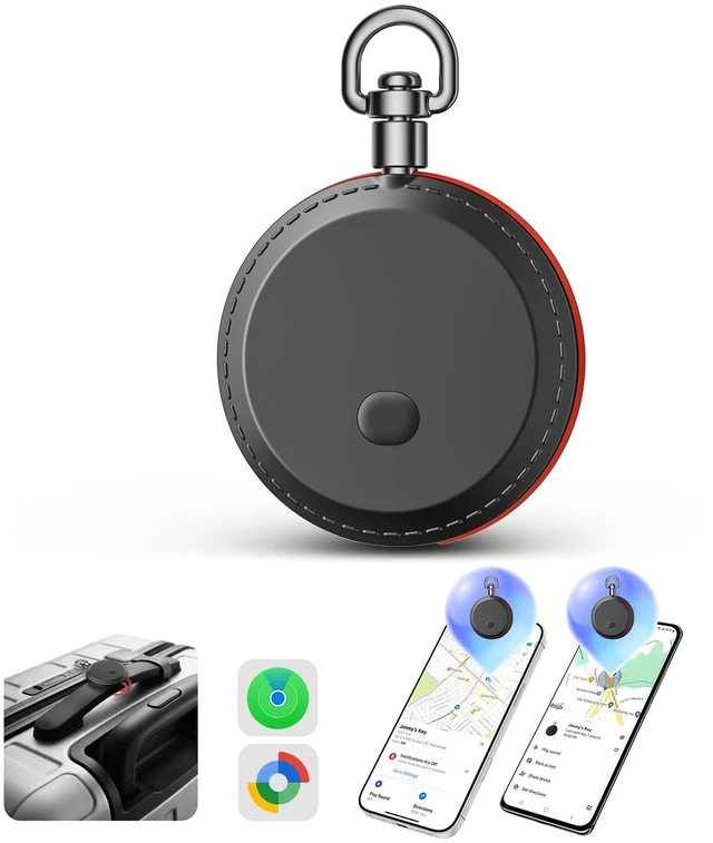 Main image of ARTMU 1 Pack Air Tracker Tags Works with Apple Find My & Google Find Hub(iOS and Android),IP68 Waterproof Replaceable Battery,Key Finder Item Locator Smart Tag for Keys,Bag,Luggage