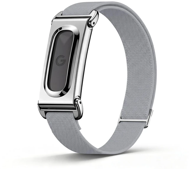 Main image of Nylon Band Compatible with Google Fitbit Air, 14mm Metal Shell, Grey Breathable Woven Sport Strap with Secure Pin Buckle Closure for Comfortable All-Day Wear