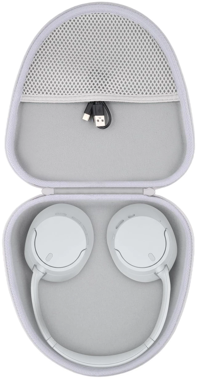 Main image of Hard Case Compatible with Beats 360/Sony WH-CH720N/WH-CH710N/WH-CH520/WH-1000XM6 Headphones(White Case)