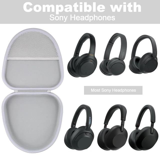 Alt view image 3 of 7 - Hard Case Compatible with Beats 360/Sony WH-CH720N/WH-CH710N/WH-CH520/WH-1000XM6 Headphones(White Case)