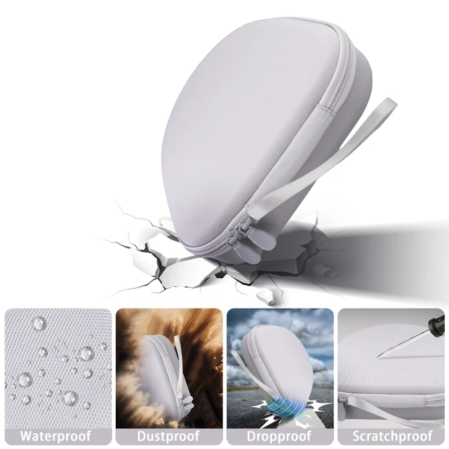 Alt view image 5 of 7 - Hard Case Compatible with Beats 360/Sony WH-CH720N/WH-CH710N/WH-CH520/WH-1000XM6 Headphones(White Case)