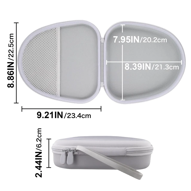 Alt view image 6 of 7 - Hard Case Compatible with Beats 360/Sony WH-CH720N/WH-CH710N/WH-CH520/WH-1000XM6 Headphones(White Case)
