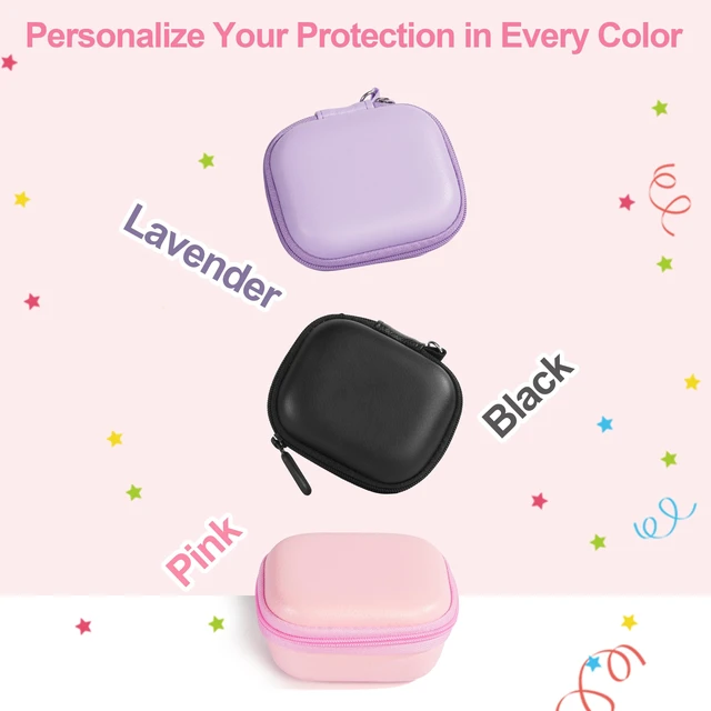 Alt view image 7 of 7 - Protective Travel Case for Oura Ring 5/Gen 4, Full Protection Pink Crush Resistant & Anti-Lost and Shock-proof Hard Case, Portable Bag organizer for Oura Ring, Charging Dock & Charging Cable