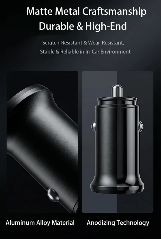 Alt view image 7 of 7 - Bluetooth Item Finder Tag for Apple Find My & Google Find Hub, Magnetic 30W USB-C Car Charger Tracker, Super-Capacitor Backup Up to 25 Days, No Monthly Fee, Not Built-in GPS
