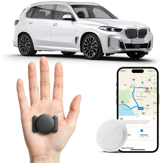 Main image of GPS Tracker for Vehicles, Real-Time Car Tracker No Monthly Fee, Tracker Device for Vehicles Work with Find My (iOS Only), Magnetic Mini Car Tracker Device Hidden with Waterproof Case