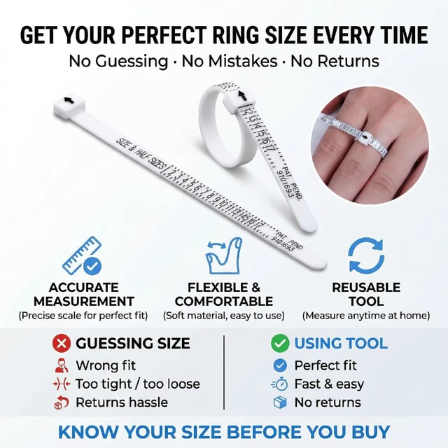 Alt view image 3 of 7 - Smart Ring Size 9, Fitness HR SpO2 Sleep Tracker, Silver, iOS Android