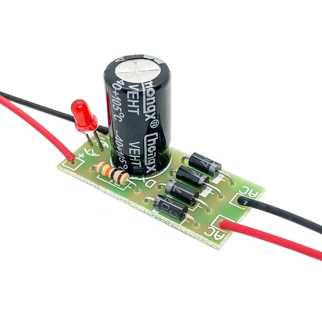 Alt view image 3 of 7 - 3Pcs AC-DC Converter 6V 12V 24V to 12V 6V Full Bridge Rectifier Filter Power Supply Module, For Model Train Railroad LED, 1N4007 Rectifier, Input AC 6V-32V, AC to DC Converter