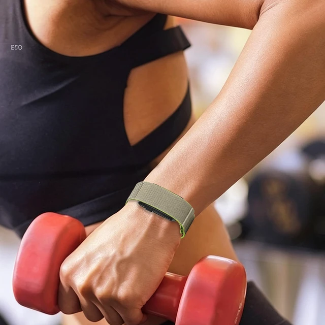 Alt view image 7 of 7 - Nylon Sport Band Compatible with Garmin CIRQA Bands, Adjustable Hook & Loop Replacement Wrist Strap Breathable Soft Bands for Men Women
