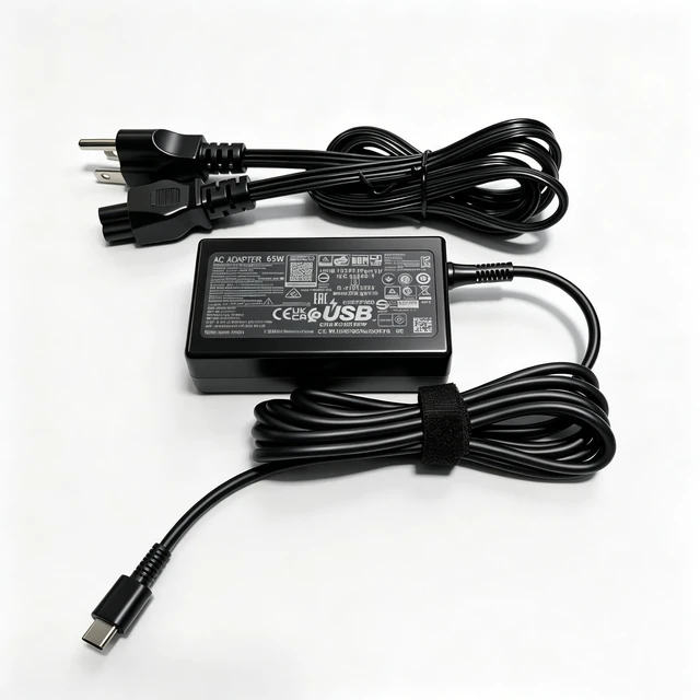 Main image of 65W USB-C Charger Fit for HP EliteBook Envy x360 Spectre x360 13 Series 20V 3.25A Type-C Adapter. Fits ProBook, Spectre, Pavilion, Chromebook, ZBook, G8-G11,HP Laptop Charger. Replaces L65505-002