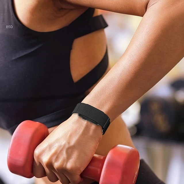 Alt view image 7 of 7 - Nylon Sport Band Compatible with Garmin CIRQA Bands, Adjustable Hook & Loop Replacement Wrist Strap Breathable Soft Bands for Men Women