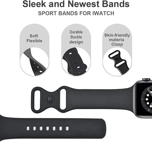 Alt view image 5 of 7 - Compatible with Garmin Venu X1 Bands, Quick Release New Soft Silicone Sport Replacement Straps Compatible with Garmin Venu X1 Smartwatch