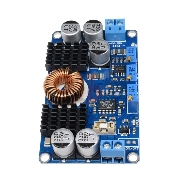 Alt view image 3 of 4 - LTC3780 DC-DC 5V-32V to 1V-30V 10A Constant Voltage Current Automatic Step-up Step-Down Regulator Charging Module