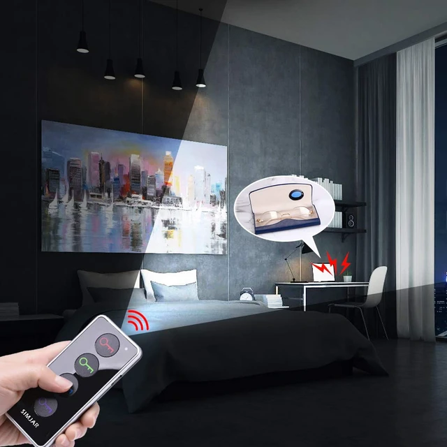 Alt view image 3 of 7 - Key Finder with Up to 131ft Working Range in Open Space, Wireless Remote Control RF Key Finder Locator for Keys Wallet Phone Glasses Luggage Pet Tracker