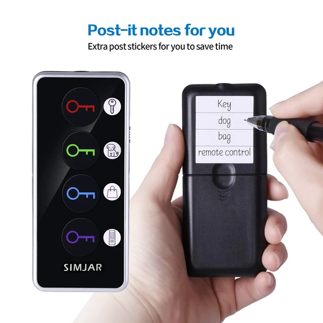 Alt view image 4 of 7 - Key Finder with Up to 131ft Working Range in Open Space, Wireless Remote Control RF Key Finder Locator for Keys Wallet Phone Glasses Luggage Pet Tracker