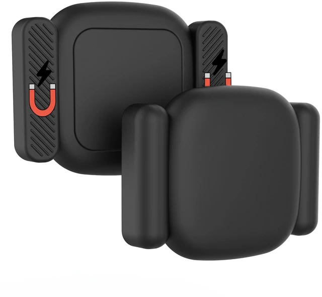 Main image of Magnetic Holder Case for Tile Mate (2024) 2022 Tracker, 2 Pack Hidden Protective Silicone Cover with Adhesive & Strong Magnet Mount for Metal Surface Car Laptop Motorcycle Truck