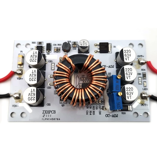 Alt view image 2 of 7 - 600W Constant Current Boost Converter DC to DC 10V-60V to 12-60V Output Step-up Transformer Module Power Supply Driver Max 10A