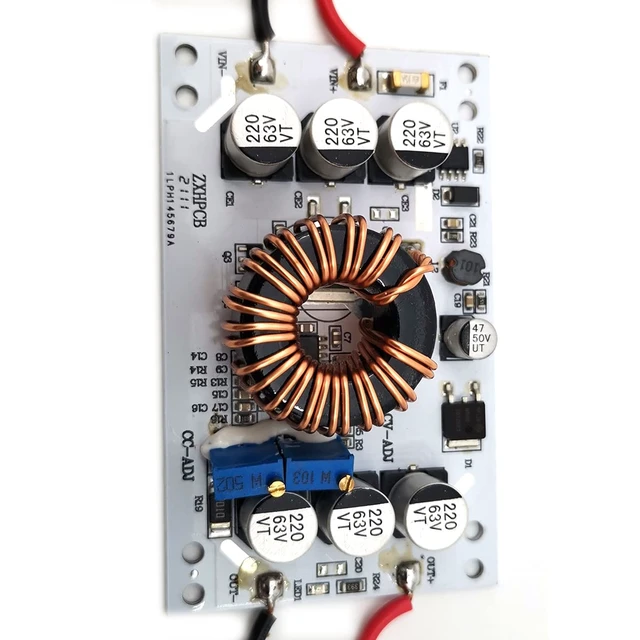 Alt view image 3 of 7 - 600W Constant Current Boost Converter DC to DC 10V-60V to 12-60V Output Step-up Transformer Module Power Supply Driver Max 10A