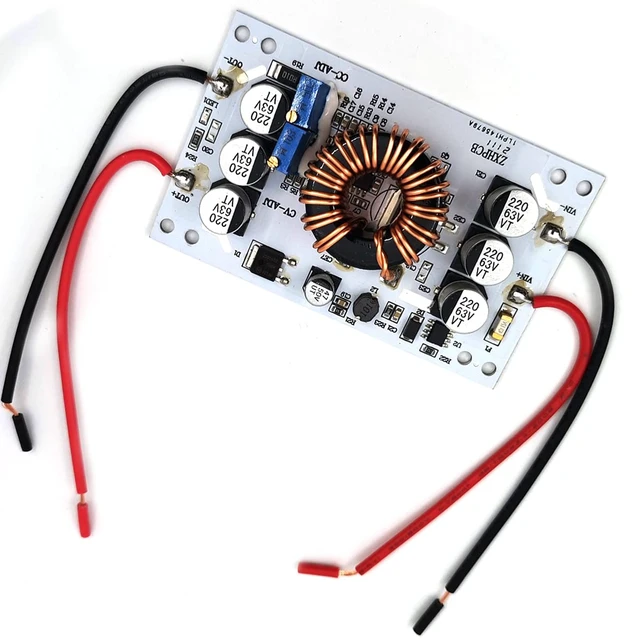 Alt view image 4 of 7 - 600W Constant Current Boost Converter DC to DC 10V-60V to 12-60V Output Step-up Transformer Module Power Supply Driver Max 10A