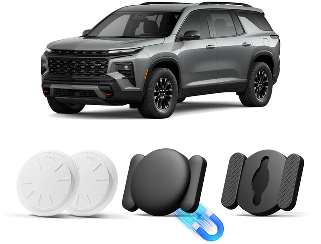 Main image of GPS Tracker for Vehicles, 2PCS Real Time Car Tracker Device Hidden, Work with Find My (iOS Only), Mini Magnetic Tracker Device for Vehicles Cars Dogs Kids, No Monthly Fee, Waterproof GPS Tracker