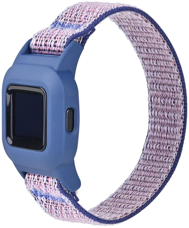 Main image of Sport Mesh Nylon Straps Compatible with Garmin vivofit jr 3 Fitness Tracker Accessory Watchband