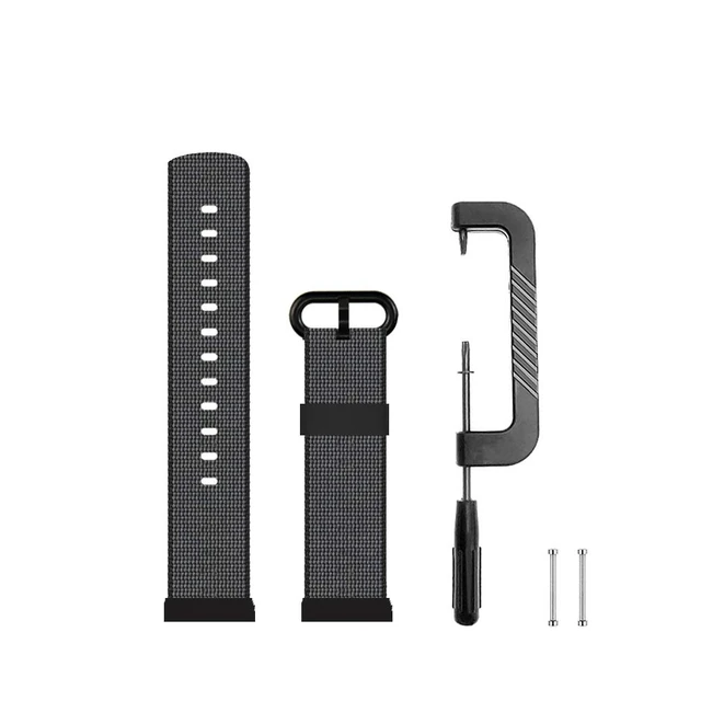 Alt view image 2 of 2 - Woven Nylon Strap Compatible with Garmin Forerunner 920XT Bands Replacement Accessory