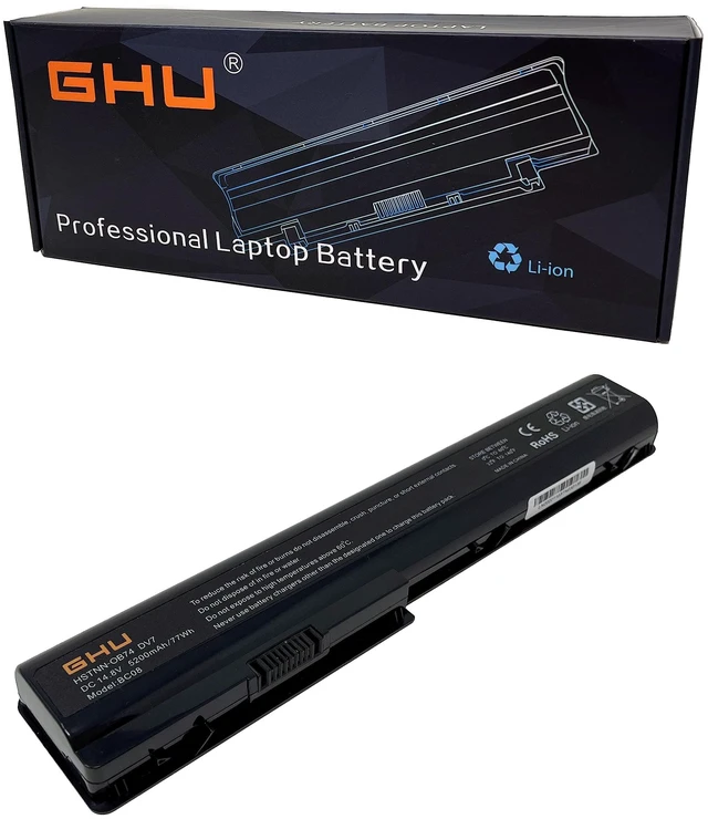 Main image of New Battery 77 WH Replacement 480385-001 486766-001 GA08 HSTNN-OB75 464058-251 464059-121 464059-141 516355-001 516916-001 HSTNN-C50C HSTNN-DB74