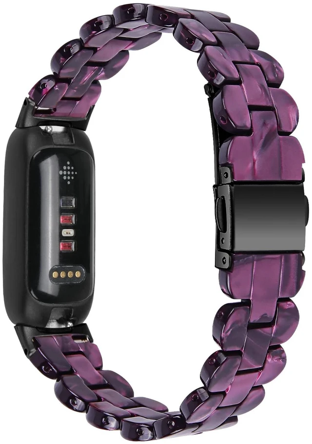 Main image of Resin Wristband Compatible with Fitbit Inspire 3 Band for Women Men Lightweight Sport Bands