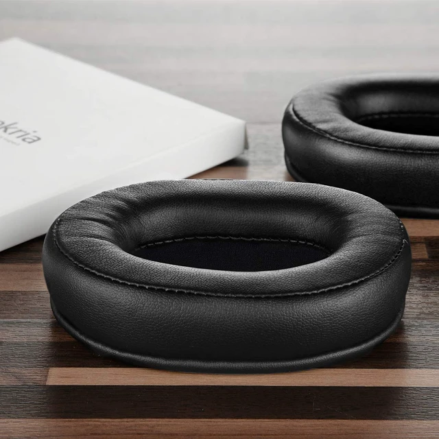 Alt view image 4 of 7 - QuickFit Replacement Ear Pads Compatible with Audio Technica ATH-M50X, M50XBT, M50xBT2, M50x ENSO, M50, M40X, M30, M20, AR5BT Headphones, Ear Cushions with Video Guide (Black)
