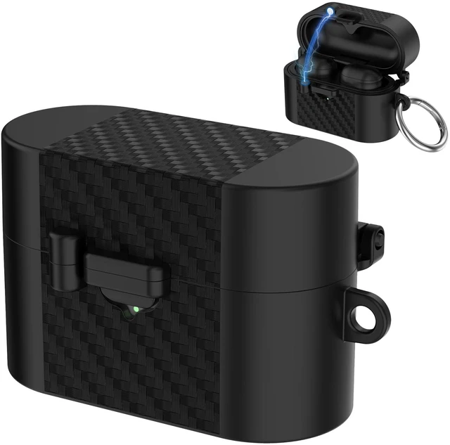 Main image of Silicone Case Compatible for Sony WF-1000XM6, Magnetic Attraction Anti-Scratch Shockproof Dustproof Men and Women Full Protective Case Cover for Sony WF-1000XM6 Wireless Earbuds (Black)
