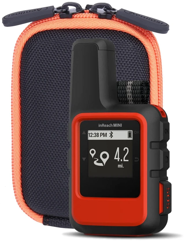 Main image of Hard Case for Garmin inReach Mini 3 Plus/Mini 3/2/, Orange EVA hard shell, Water-resistant design, Impact-resistant design, Protective case only