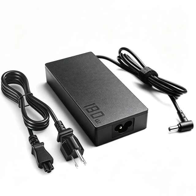 Main image of 180W Charger Compatible with ASUS ROG Zephyrus G14 G15 GA401 GA502 GA503 Fit for TUF FX505 FX505DD FX506 FX507VI A15 A17 F17 F15 Gaming Computer, 20V 9A AC Power Adapter ADP-180TB H Charger
