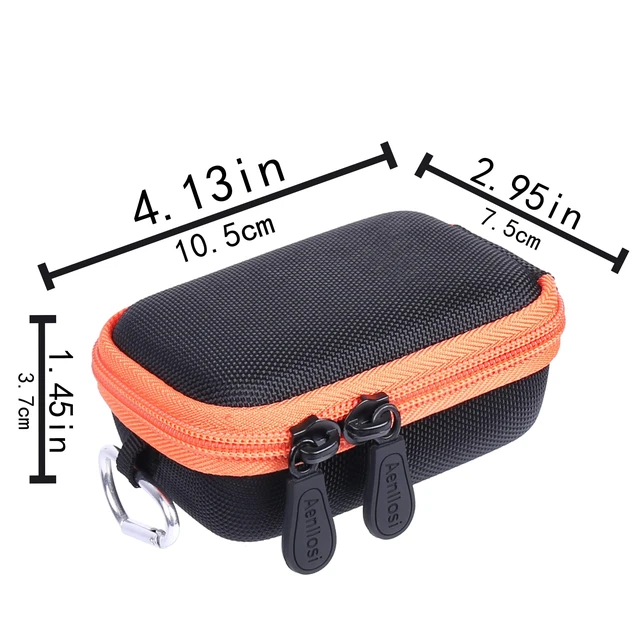 Alt view image 5 of 7 - Hard Case for Garmin inReach Mini 3 Plus/Mini 3/2/, Orange EVA hard shell, Water-resistant design, Impact-resistant design, Protective case only