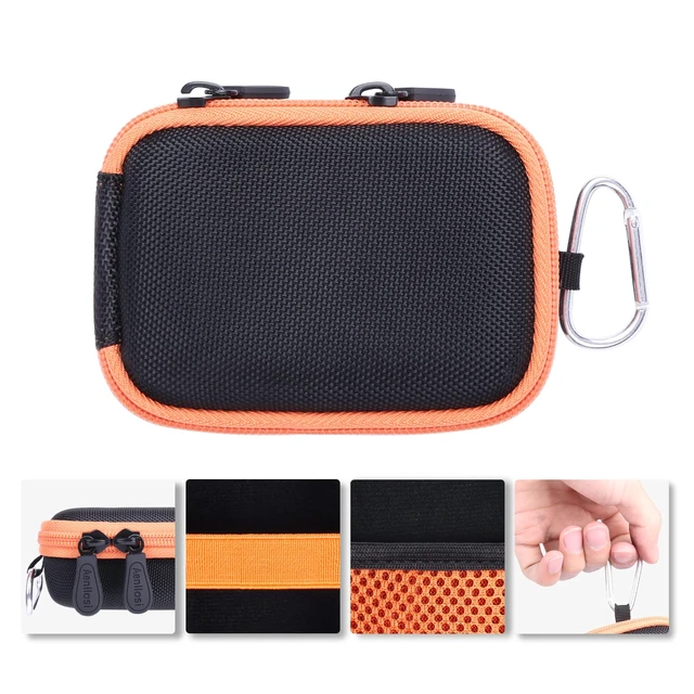 Alt view image 6 of 7 - Hard Case for Garmin inReach Mini 3 Plus/Mini 3/2/, Orange EVA hard shell, Water-resistant design, Impact-resistant design, Protective case only