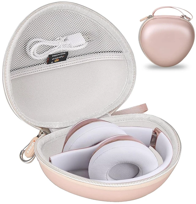 Main image of Case for Beats Solo 4 / Studio Pro Wireless On-Ear Headphones -Rose Gold Comes with D-ring, Portable Hard Bag Stores the Headphone and USB Cables