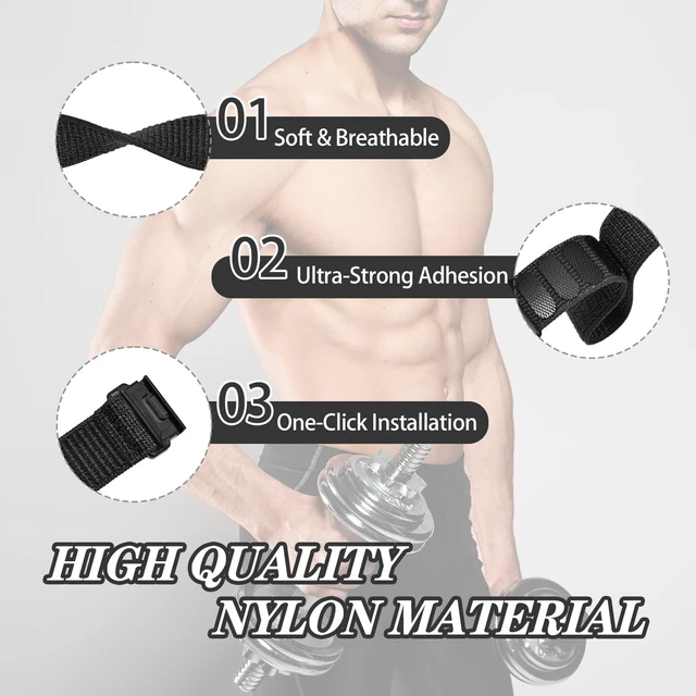Alt view image 3 of 7 - 26mm QuickFit Sports Ankle/Arm Band Compatible with Garmin Fenix 8 51mm/7X/6X/6X Pro//5X/5X Plus/3/3 HR, Soft Nylon Bicep Strap for Instinct 3 50mm Band Men Women